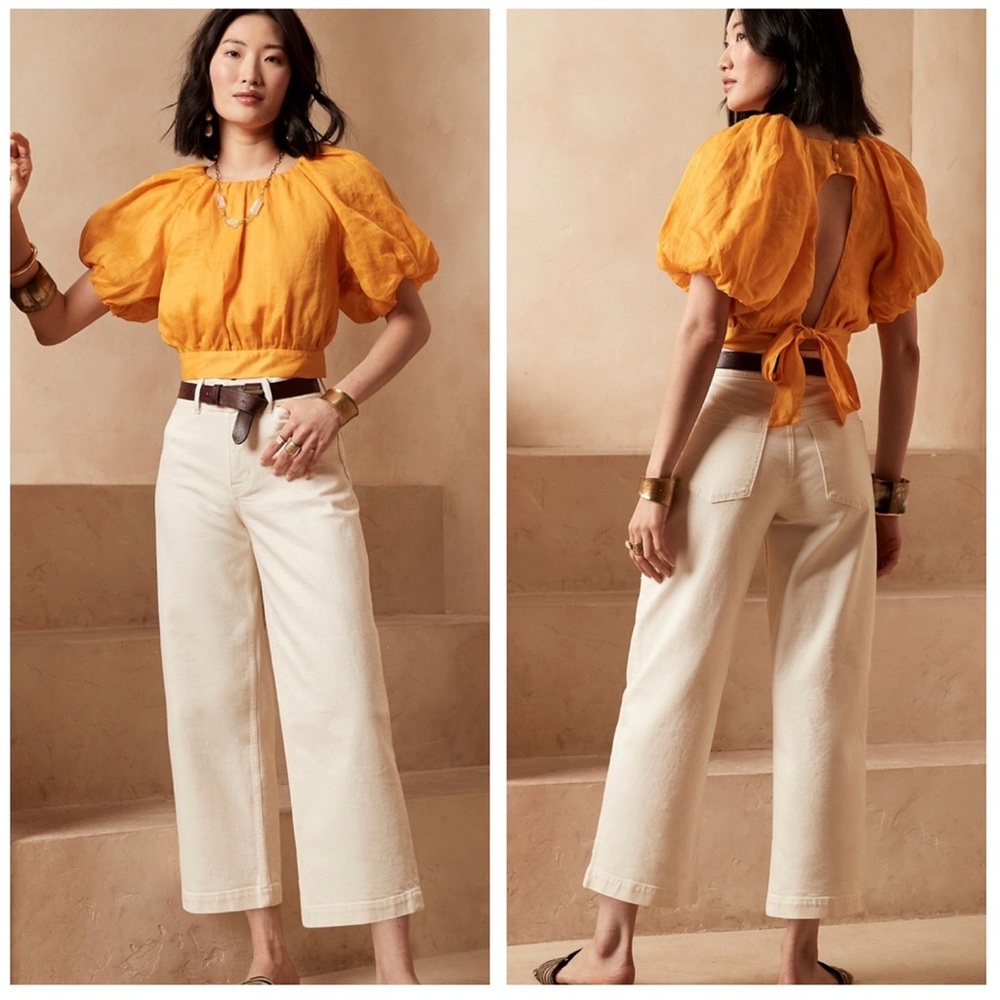 Massimo Dutti Wide Leg Pants!